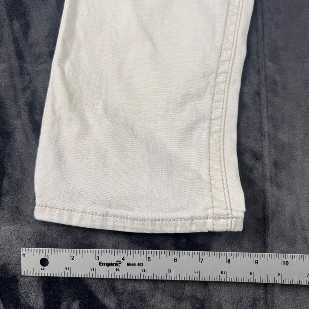 Miss Me Signature Capri Women 32 White Embroidered Rhinestone JP8601P2 - Picture 5 of 8
